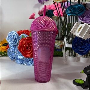 Starbucks Vibrant Pink Studded Tumbler